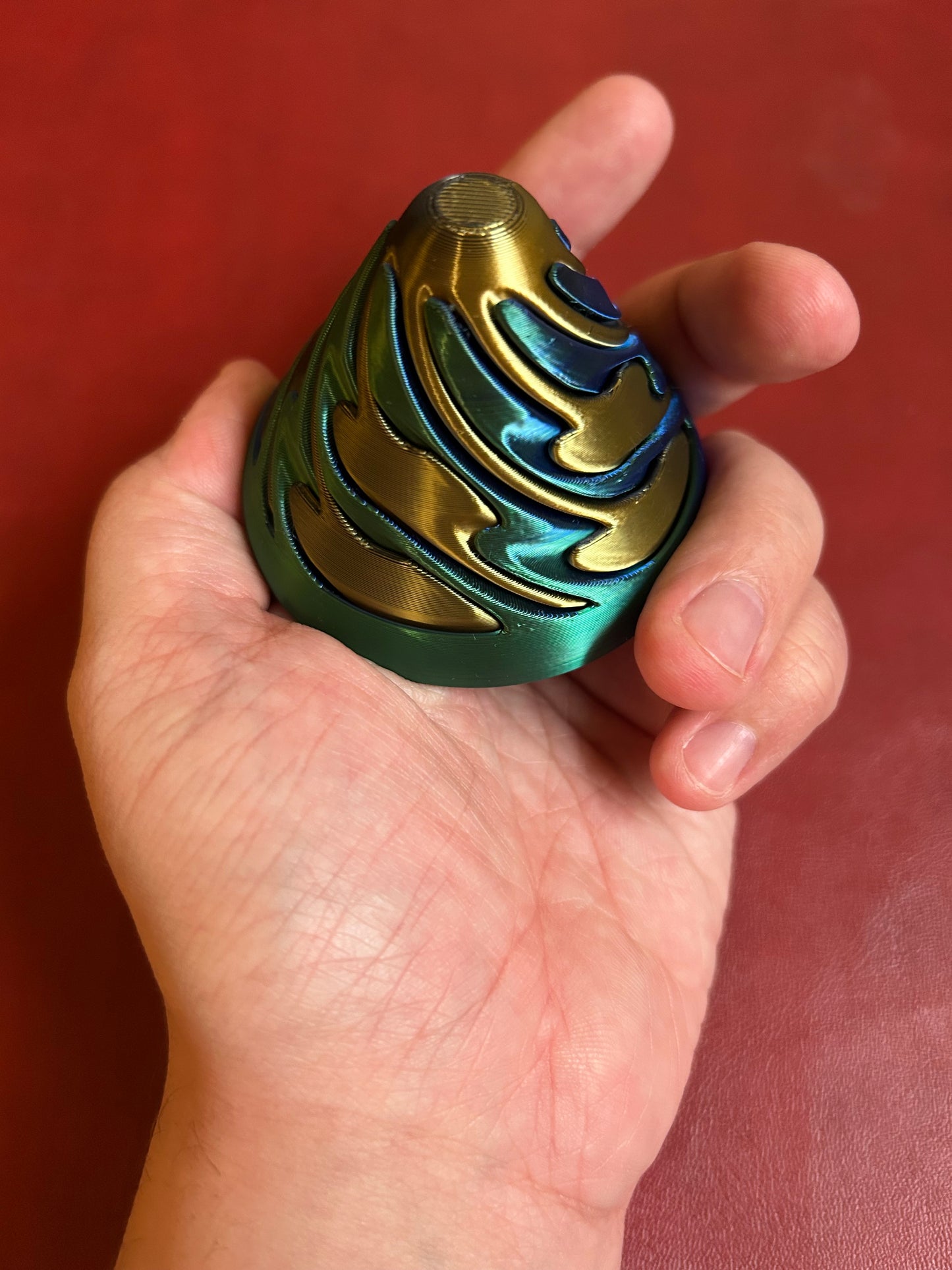 Premium Large Cone Iridescent passthrough